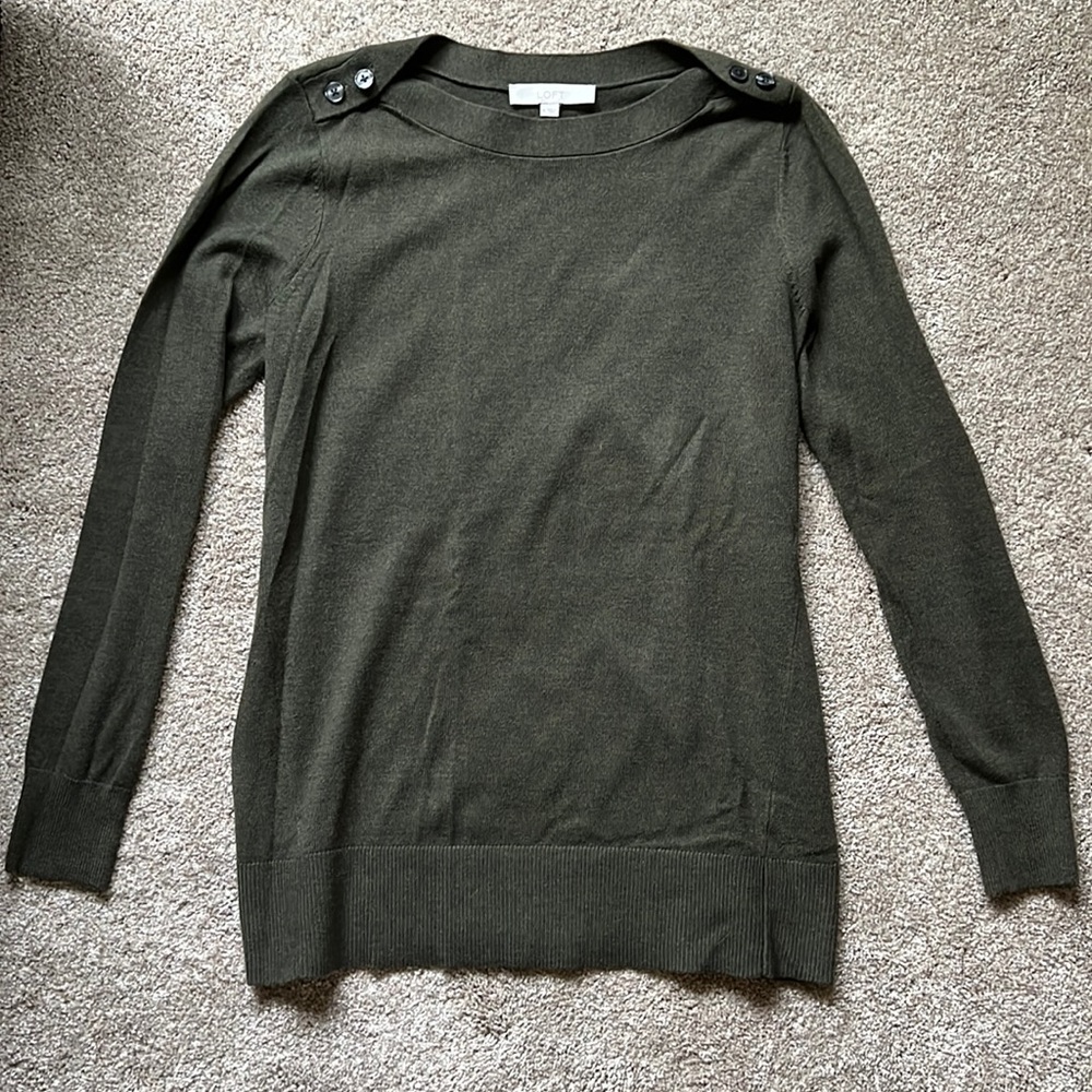Loft Women’s Sweater Forest Green M